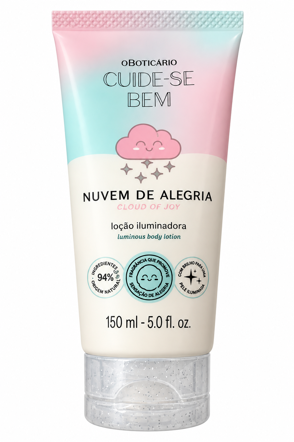 Lotion Illuminatrice Corps 150 ml  Cuide-se Bem Nuvem de Alegria