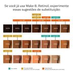 Make B Base Líquida FPS 50  Retinol³ H+ 26g Cor 205N