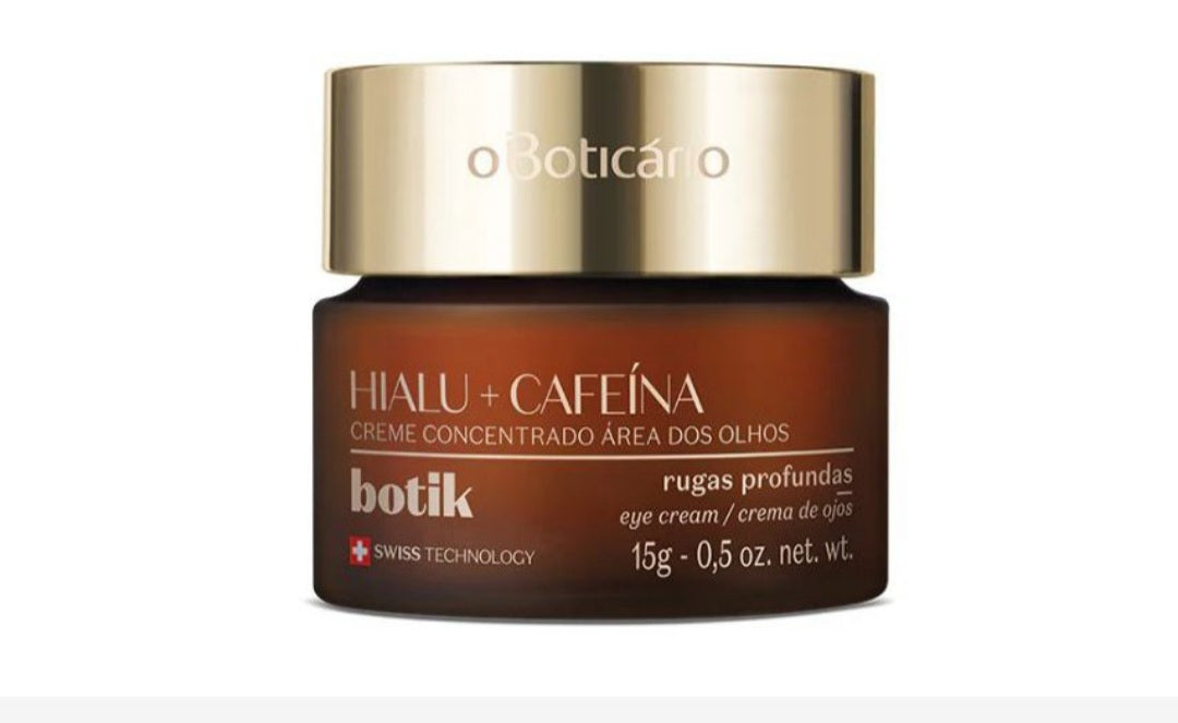 Crème contour des yeux concentrée Botik à l'acide hyaluronique et à la caféine, 15 g