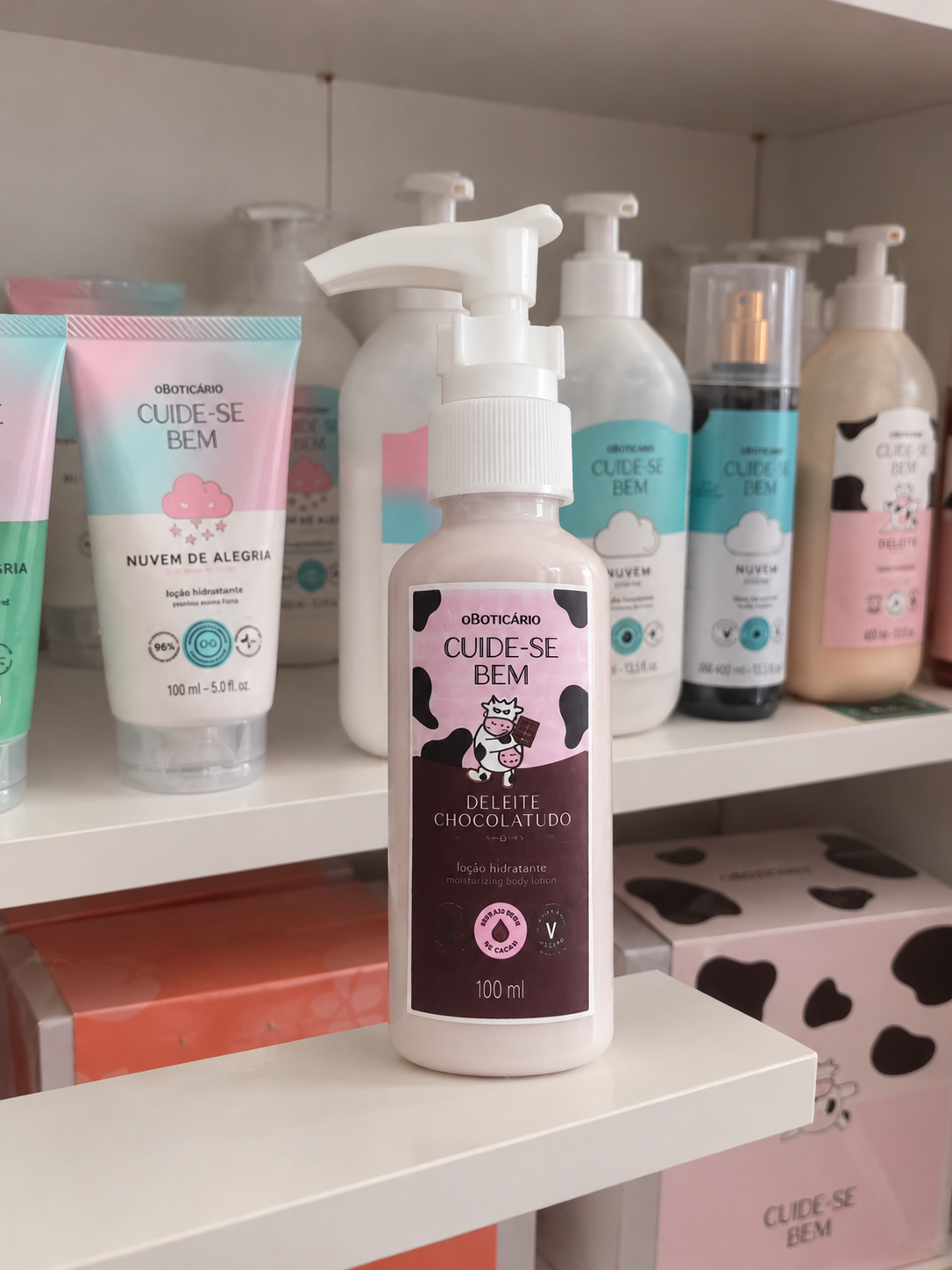 Deleite Chocolatudo Cuide-se Bem– Lait Hydratant Corps 100 ml