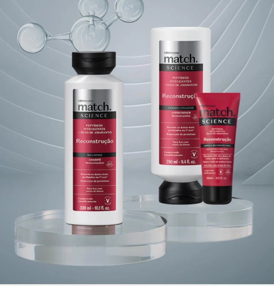 Shampoing reconstructeur Match Science, 300 ml