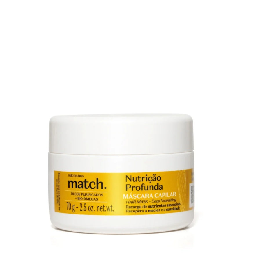 Masque capillaire nourrissant intense Match, 70 g