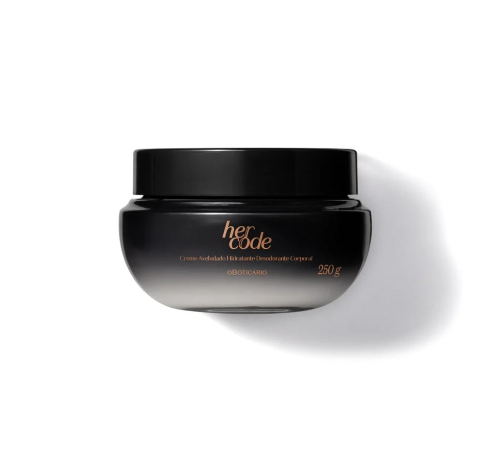 Crème corporelle hydratante veloutée Her Code 250 g