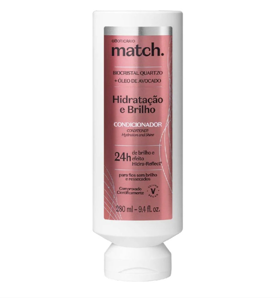 Après-shampoing Match Hydratation et Brillance 280 ml