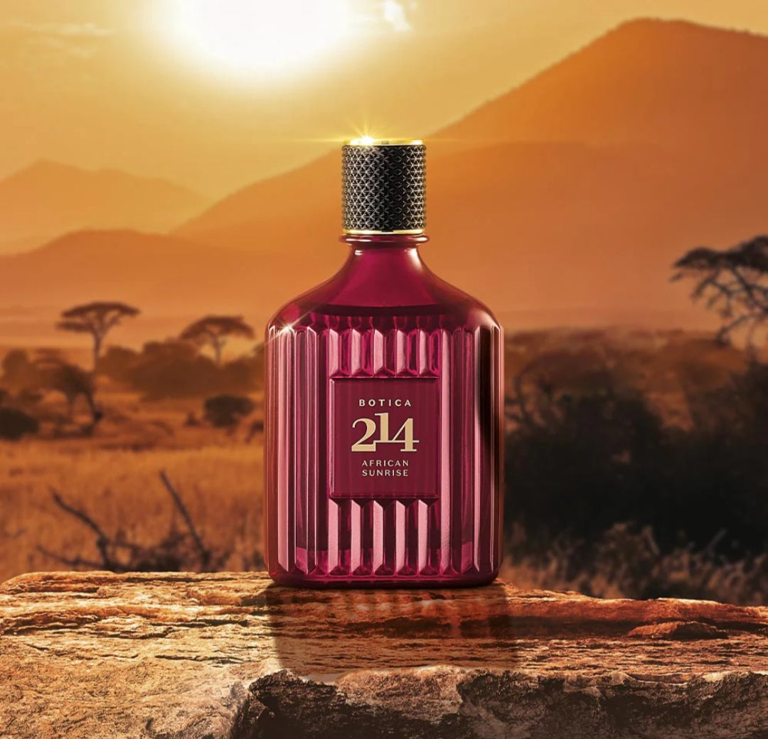 Botica 214 African Sunrise Fougére Amadeirado Eau De Parfum, 90ml