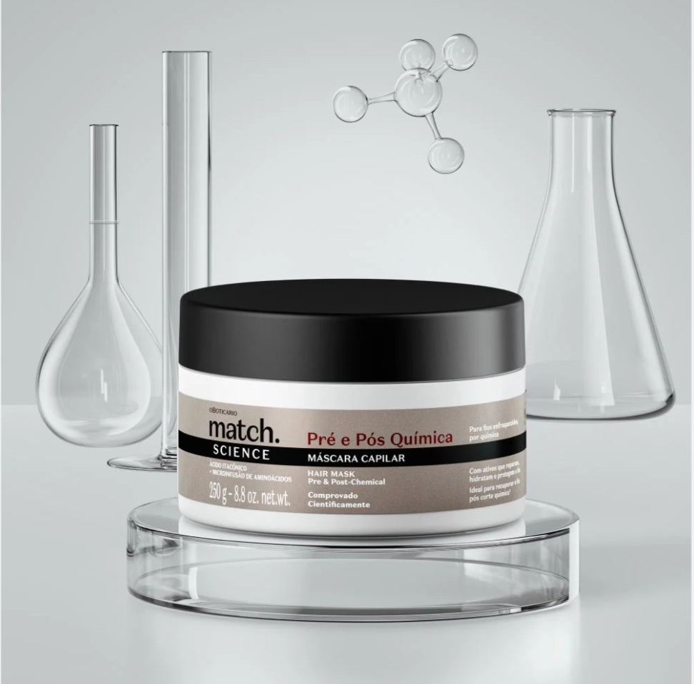 Masque capillaire pré et post-chimiothérapie Match Science, 250 g