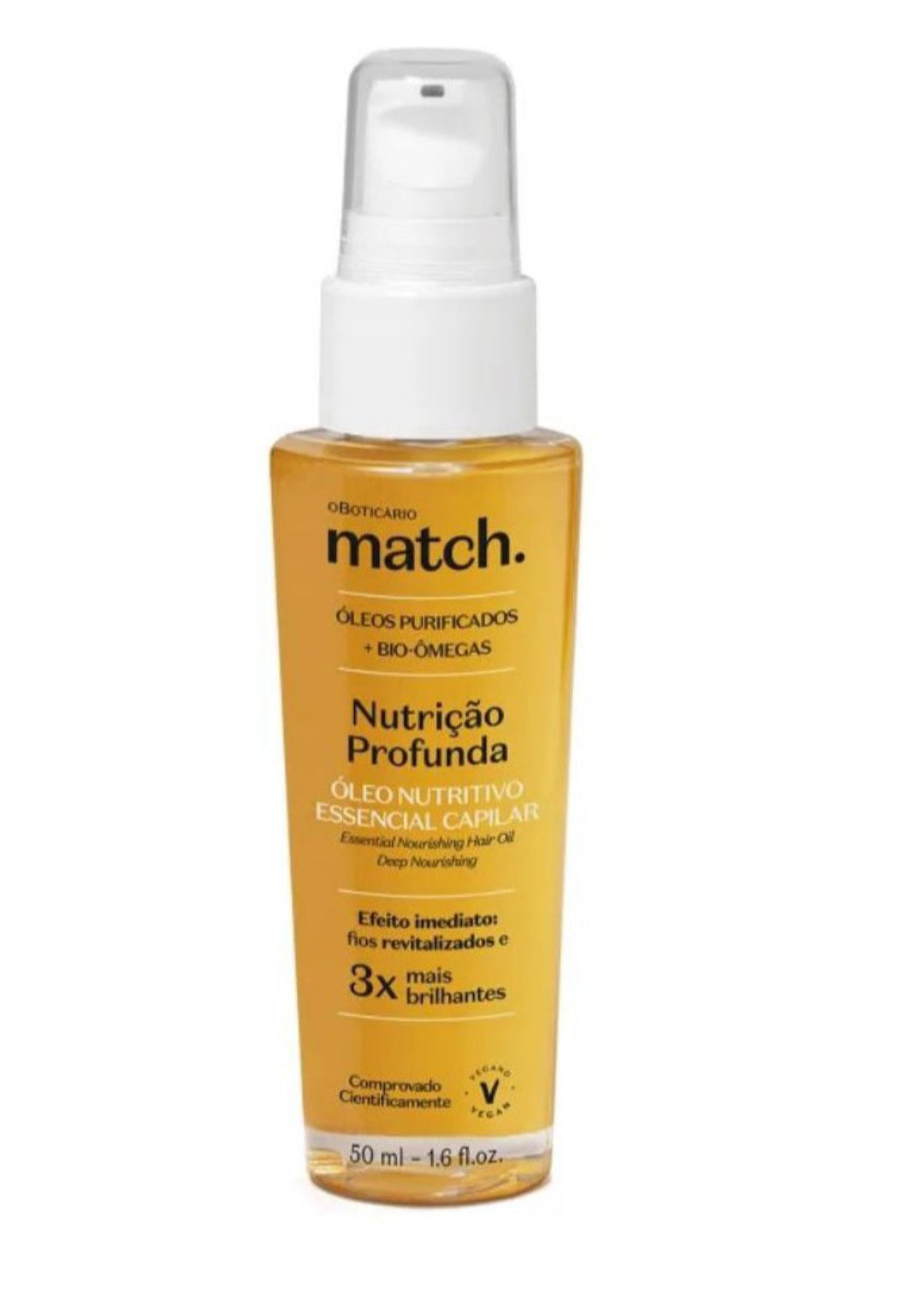 Match Huile Capillaire Nutrition Profonde 50 ml