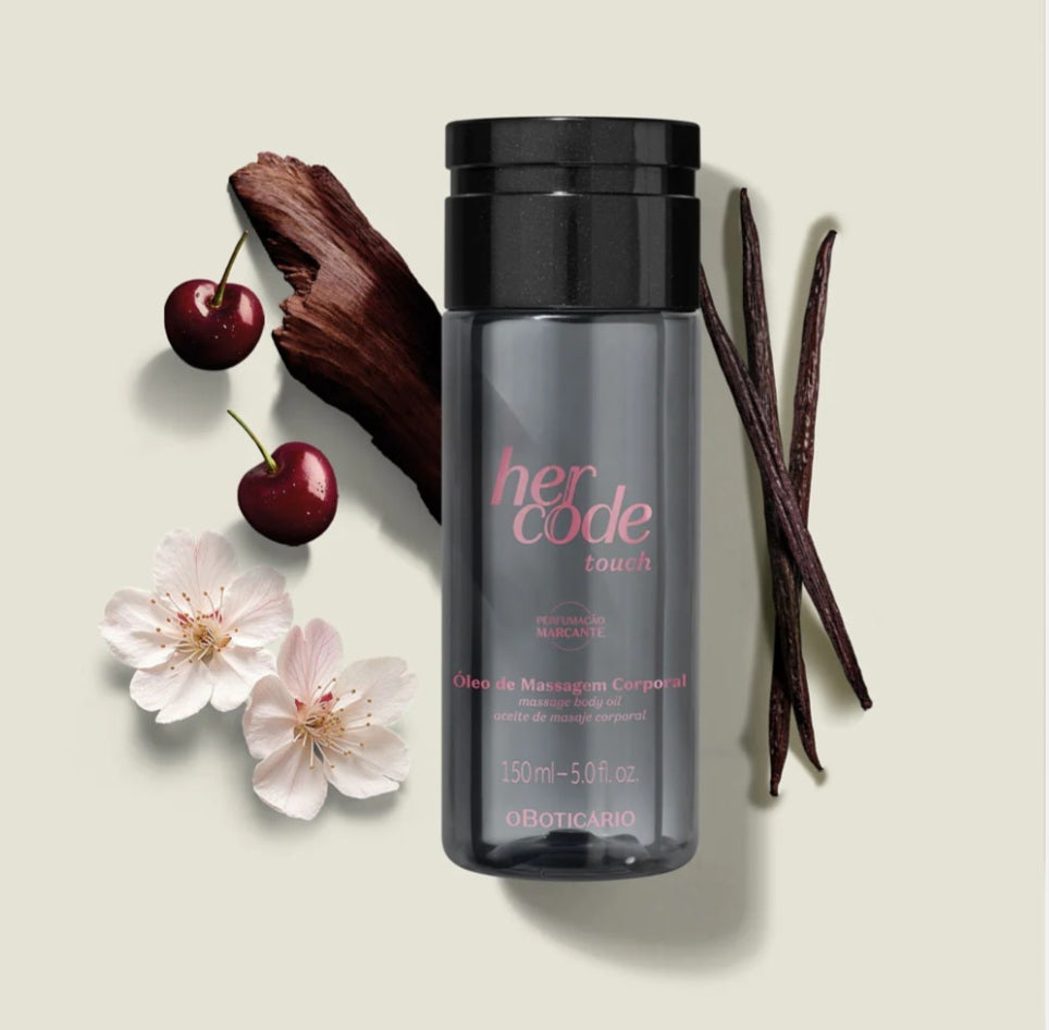 Huile de massage pour le corps Her Code Touch 150 ml