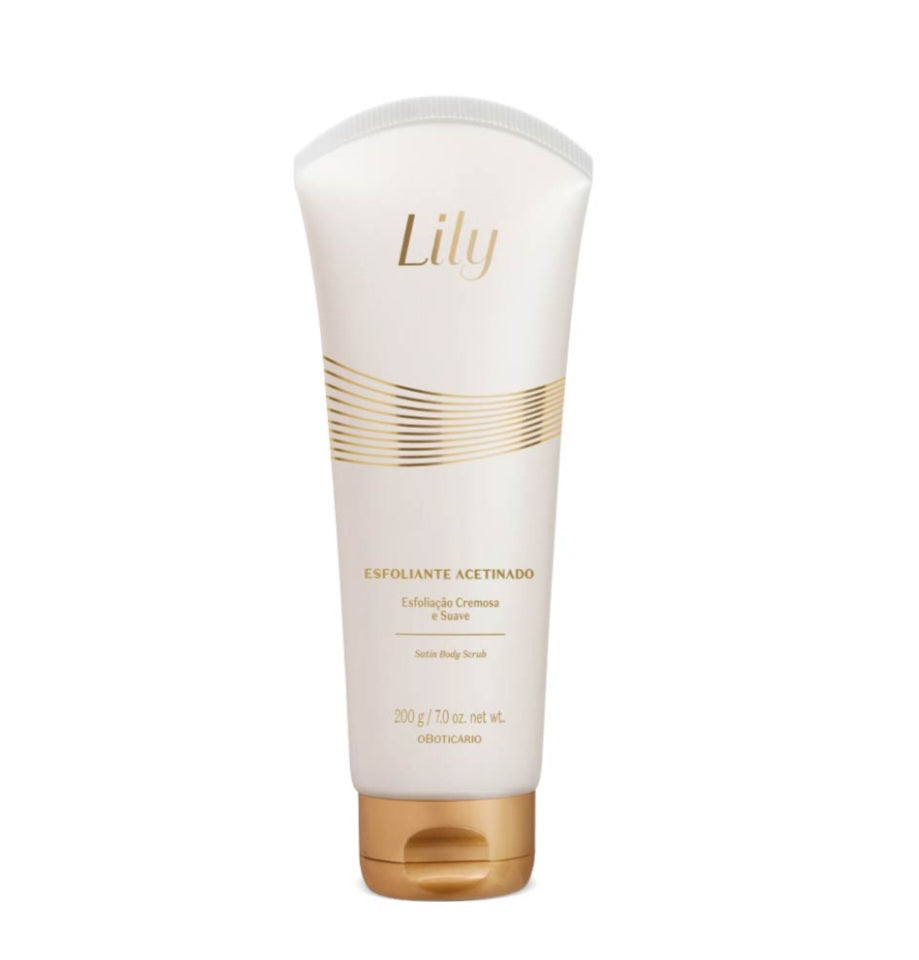 Gommage exfoliant hydratant Lily Satin, 200 g