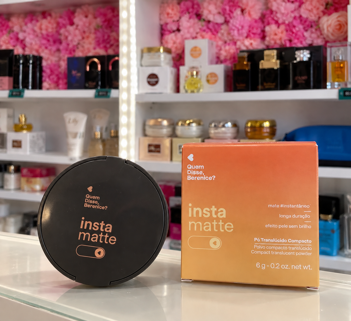 Poudre compacte translucide pour le visage Instamatte 6g