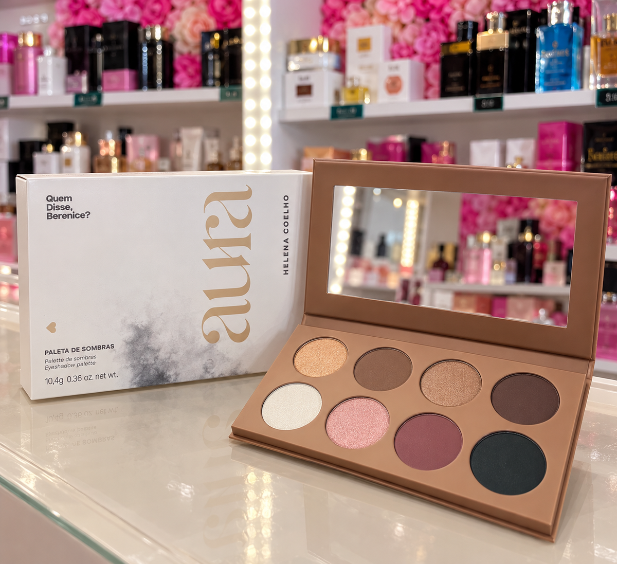 Palette de fards à paupières Aura d'Helena Coelho, 10,4 g