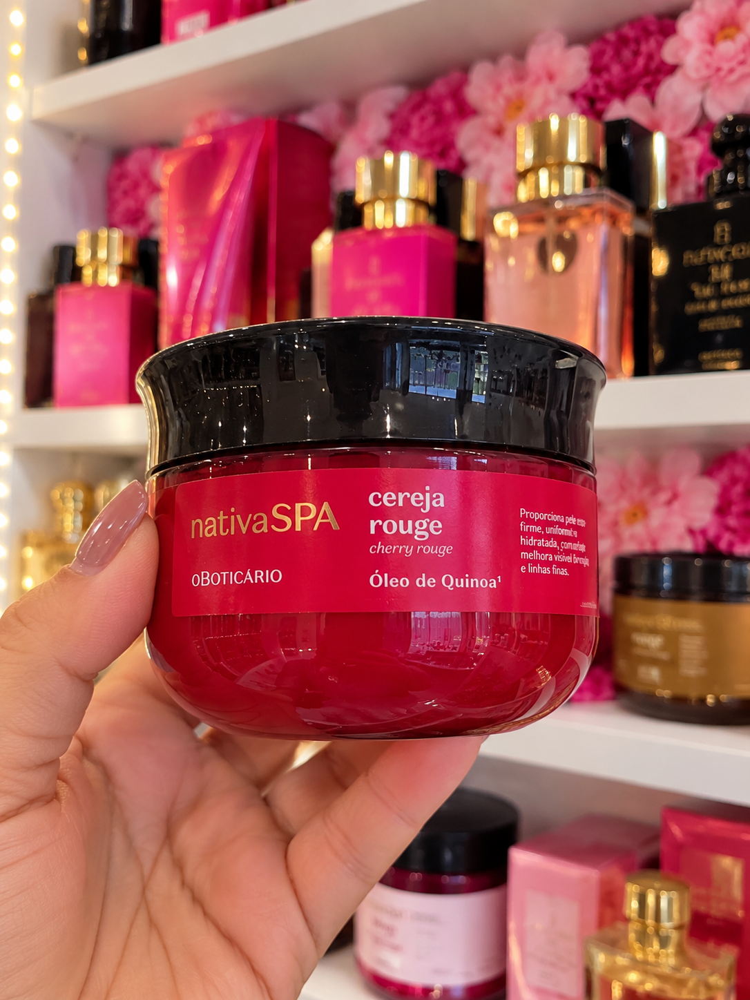 Nativa SPA Cereja Rouge – Crème Raffermissante Cou 5 en 1 – 200 g