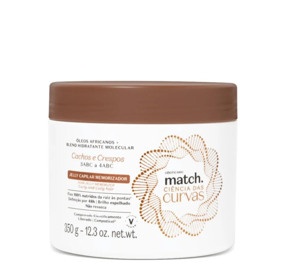 Gelly capillaire mémorisante Match Curve Science, 350 g