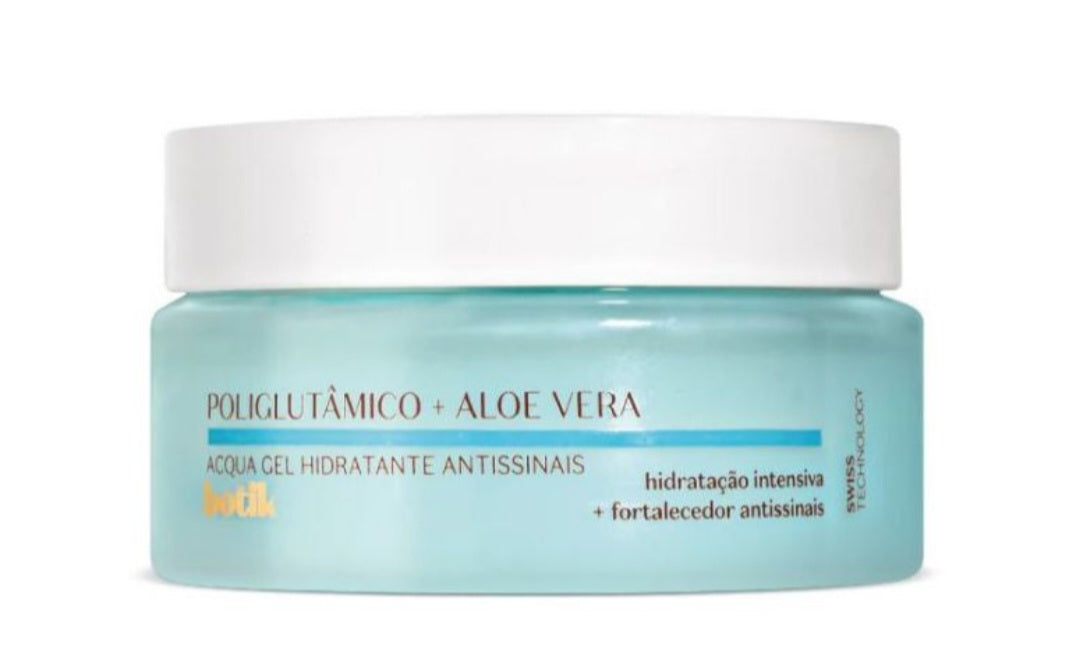 Gel hydratant anti-âge Acqua Polyglutamique + Aloe Vera Botik, 50 g