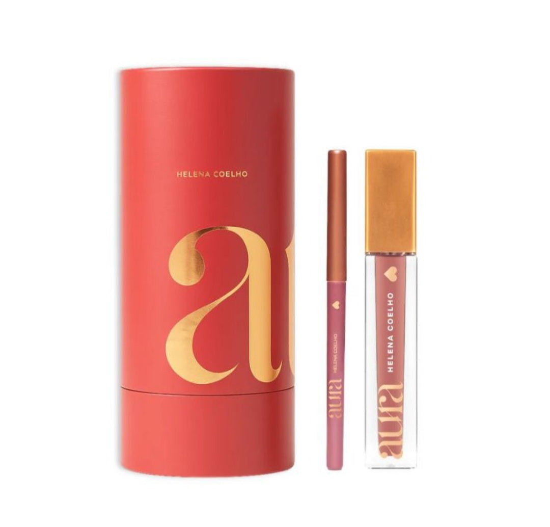 Coffret cadeau de Noël Aura Signature Lips 8:44