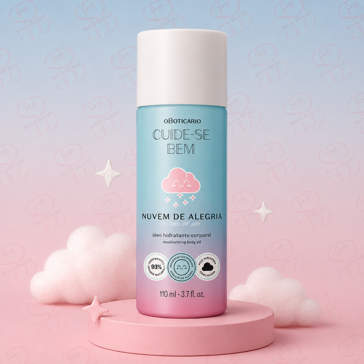 Prenez soin de vous Nuage de Joie Huile Corporelle Hydratante 110 ml