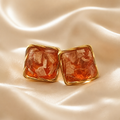 BYREN | ÉLINE L'ATELIER - Boucles d'oreilles en acier inoxydable / 1 24AQ595