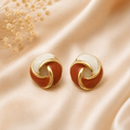 BYREN | ÉLINE L'ATELIER - Boucles d'oreilles en acier inoxydable / 124RX201