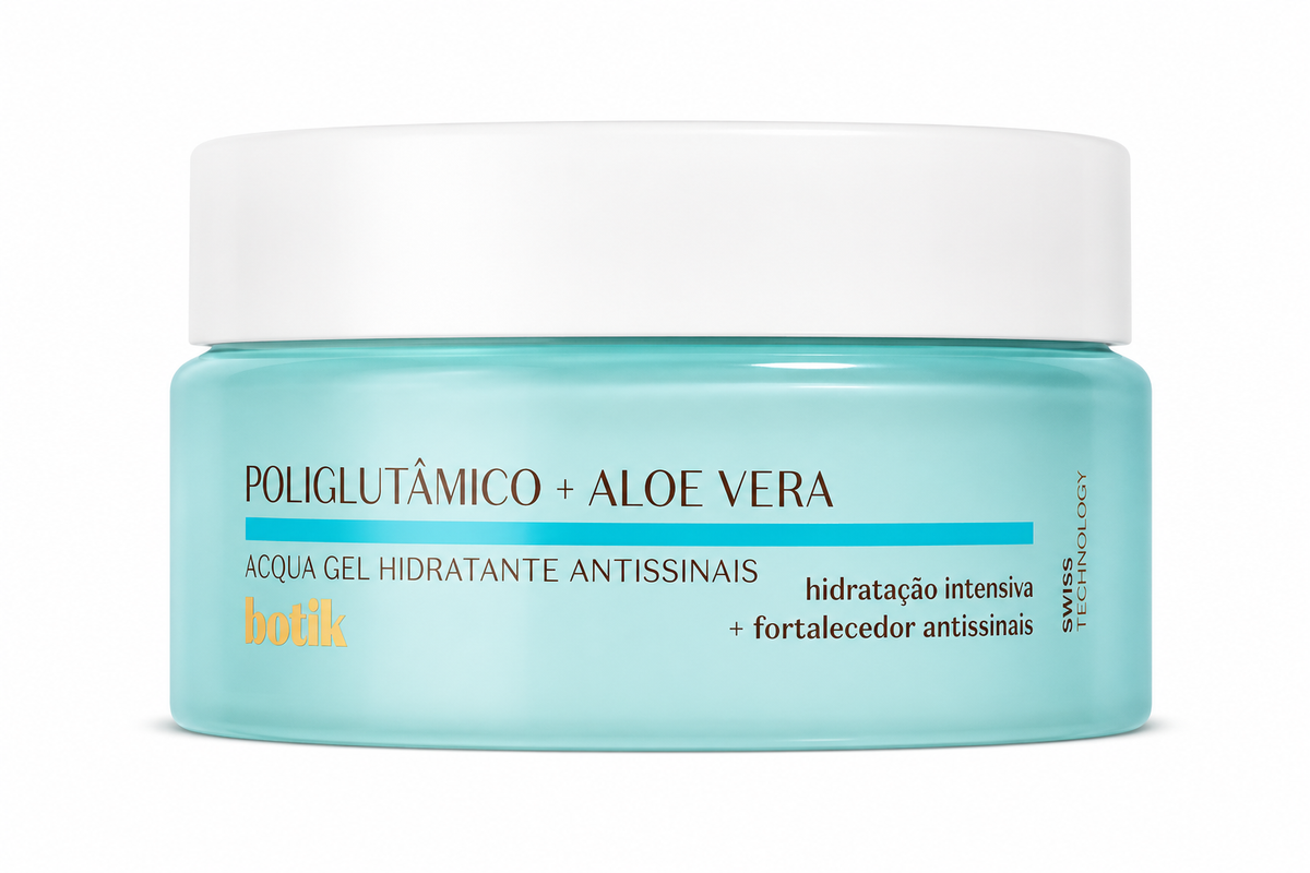 Gel hydratant anti-âge Acqua Polyglutamique + Aloe Vera Botik, 50 g