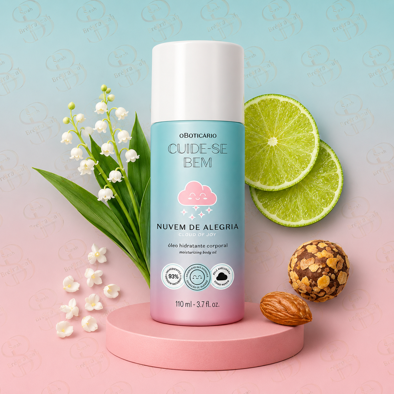 Prenez soin de vous Nuage de Joie Huile Corporelle Hydratante 110 ml