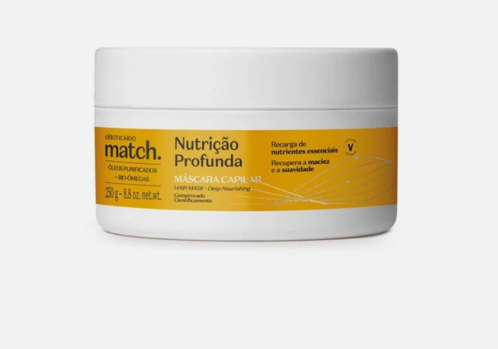 Masque capillaire nourrissant intense Match, 250 g