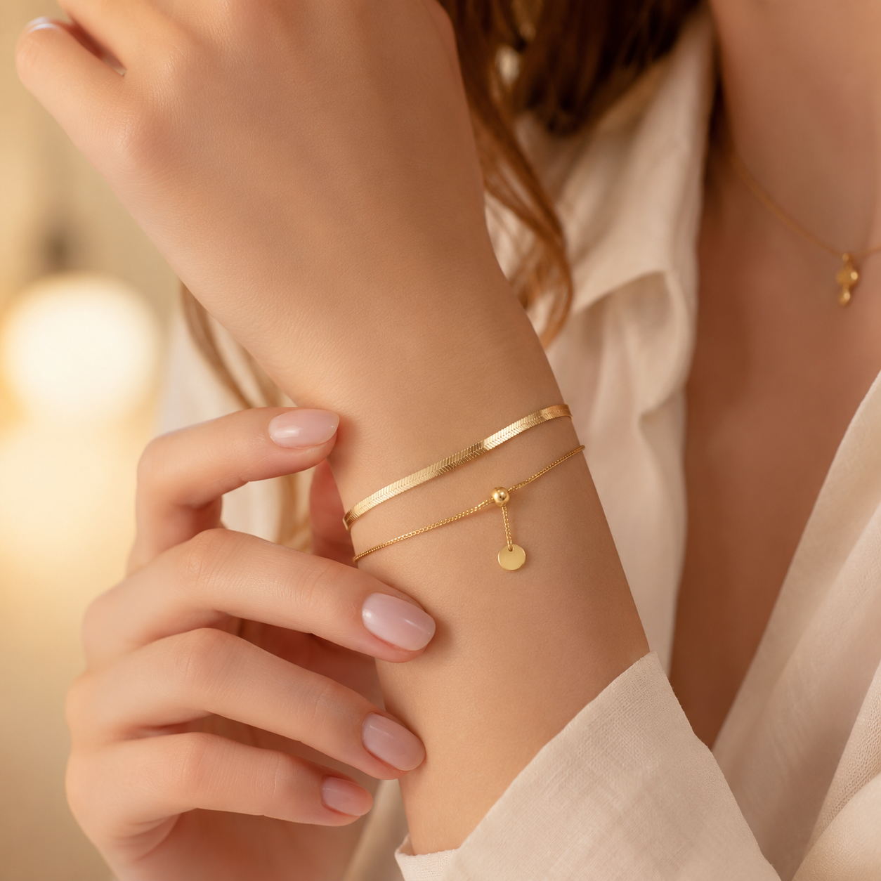BYREN | ÉLINE L'ATELIER Bracelets en acier inoxydable / 324AQ08